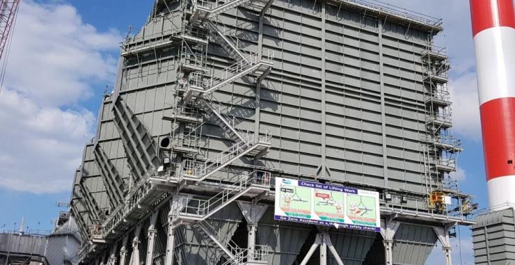 Hệ thống lọc bụi tĩnh điện ESP Nhiệt điện Vĩnh Tân 4